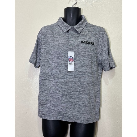 NWT Raiders Gray Polo Shirt - Picture 5 of 9